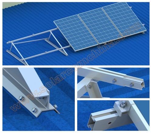 Trapezoid Metallic roof system-Angled